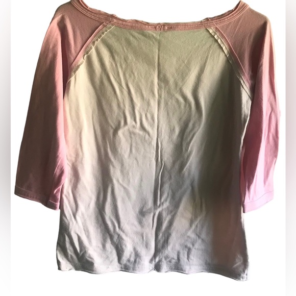 PRINGLE OF SCOTLAND COTTEN SPANDEX RAGLAN SLEEVE - Picture 3 of 5